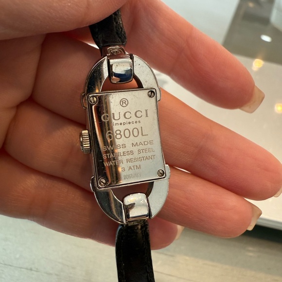 Gucci Silver and Black Watch - Picture 2 of 5